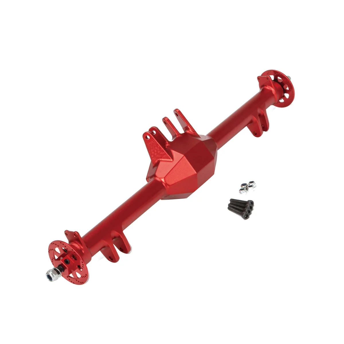 

Metal Rear Axle Housing for 1/10 Baja 4WD Desert Off-Road Truck Upgrade Parts,Red