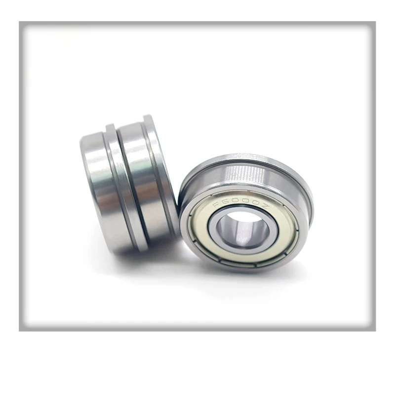 10Pcs MF52ZZ MF62ZZ MF63ZZ F608ZZ F6000ZZ Chrome Steel Mini Flanged Deep Groove Ball Bearings ZZ Metal Shielded