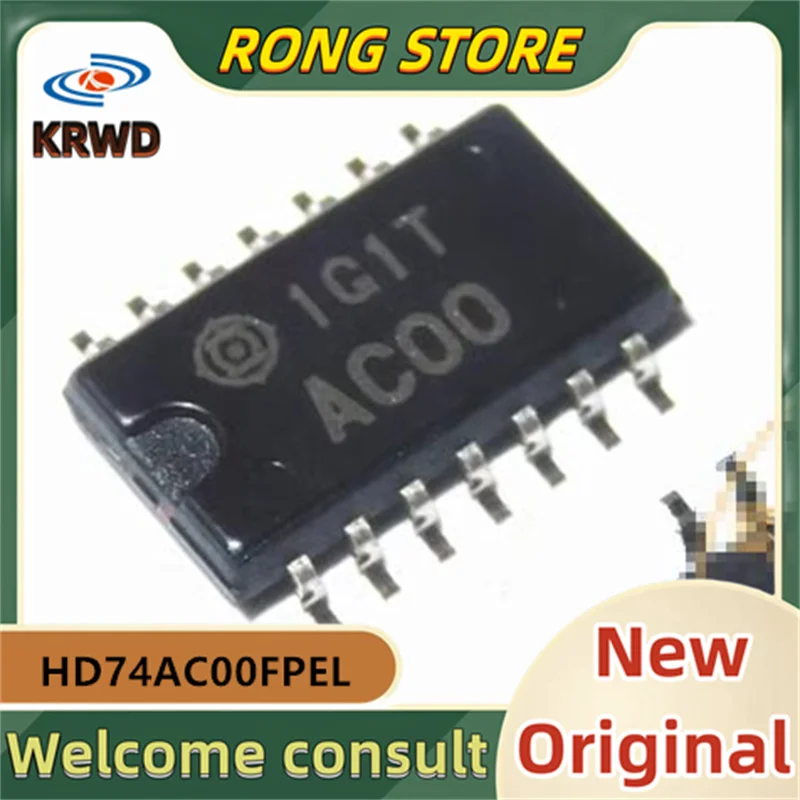 15 PZ AC00 Nuovo e originale HD74AC00FPEL HD74AC00 SOP14