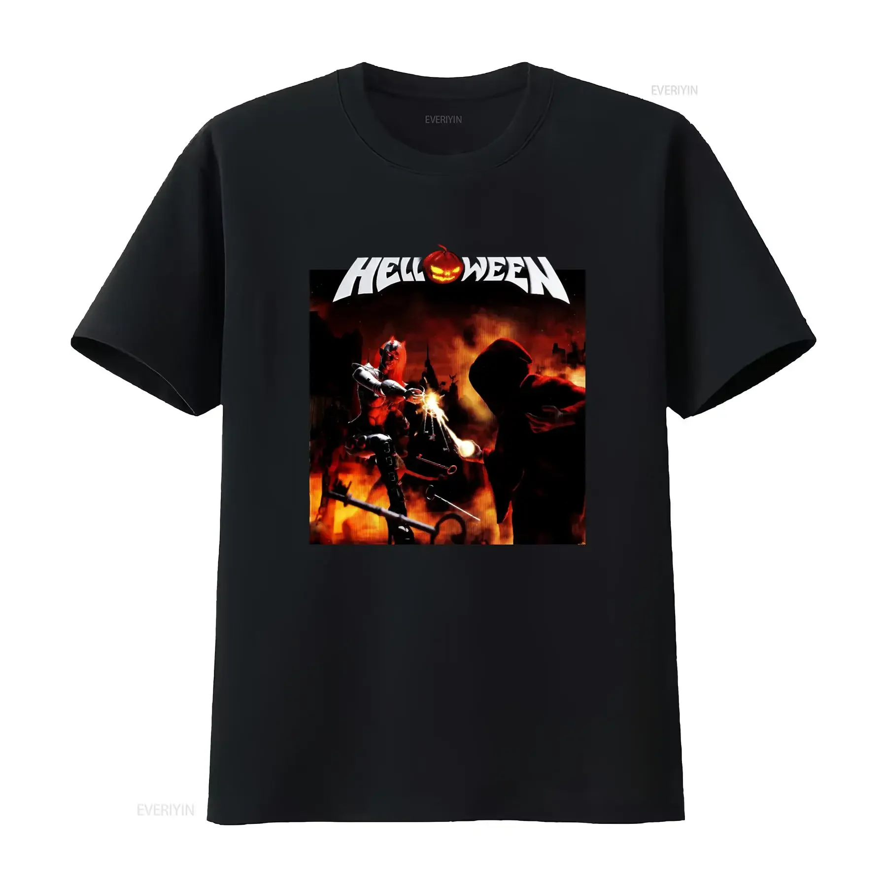 Rare Vintage Rock Helloween Keeper Of The Seven Keys 2006 Tour T Shirt 2000s L Gothic Halloween Design vintage Washed