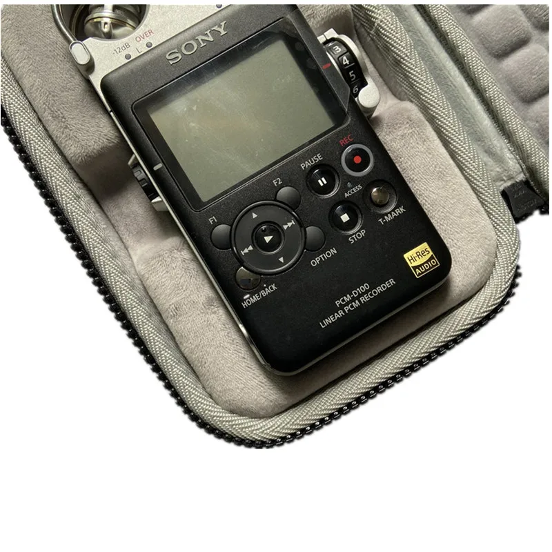 Portable Storage Box Bag for Sony PCM-D100 D100 Digital Voice Recorder Recording Pen Protective Hard Shell Case Cover