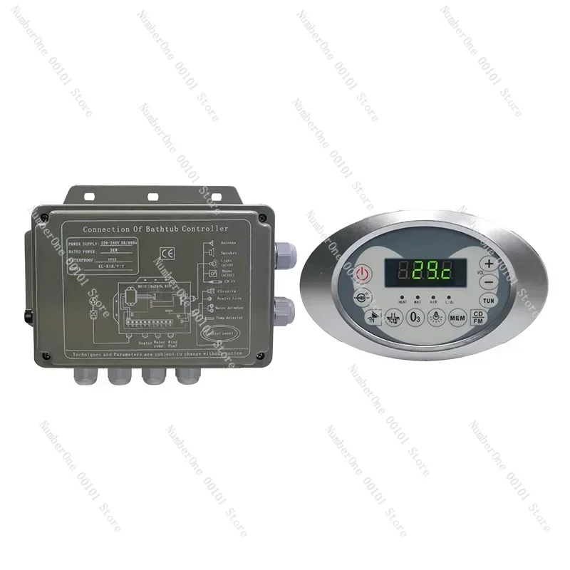 KL-818 Massage Bathtub Controller Control Board for Computer Hydrotherapy Control System Used with CE for Bathtubs