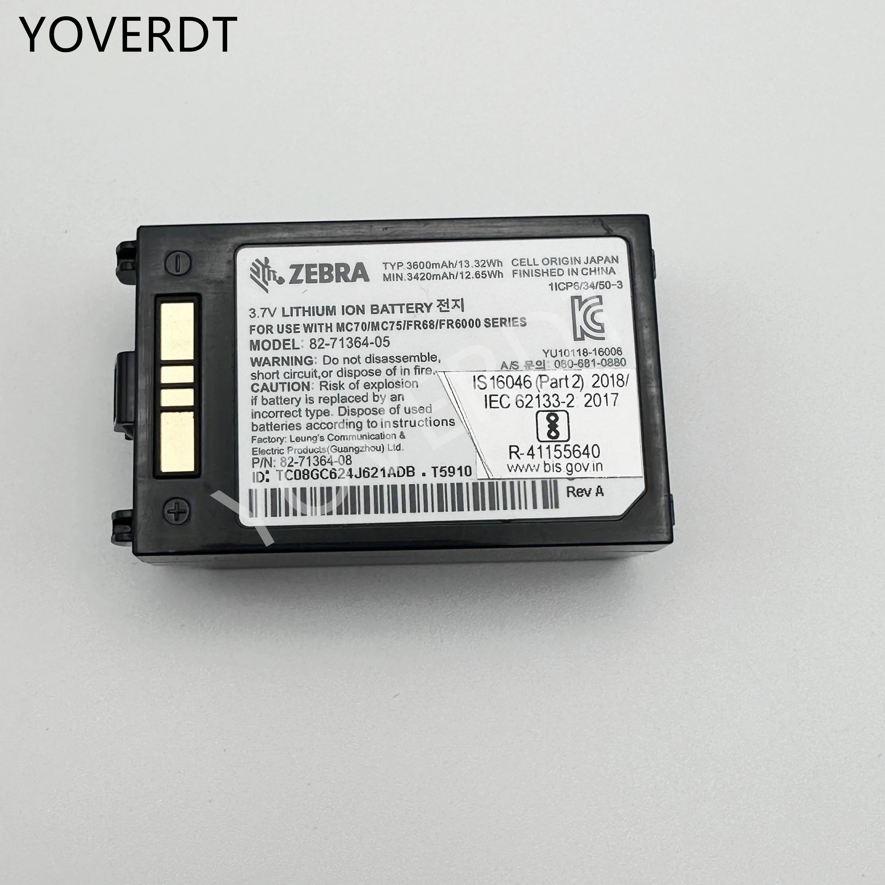 New Original 3600mAh Battery For Motorola Symbol MC70 MC75 FR68 FR6000 BTRY-MC7XEAB00-IN