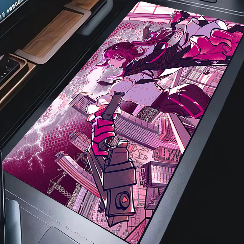 

Honkai Star Rail Kafka Mouse Pad Kawaii Anime Purple Mousepad Laptop Sexy Girl Extended Desk Mat PC Gamer Cabinet Keyboard Rug