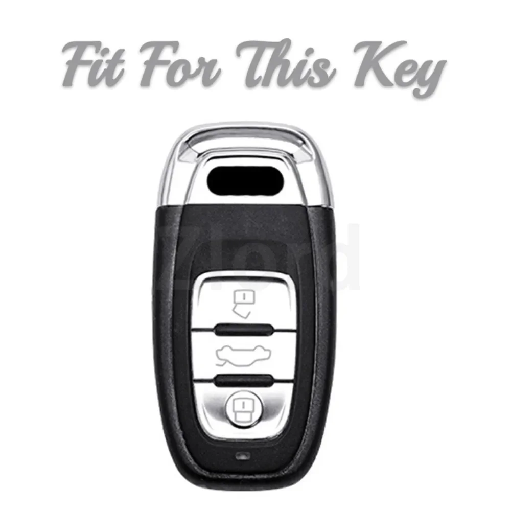 Car remote control key case  for Audi A3 A4 A5 A6 A7 A8 Q3 Q5 Q7 S4 S5 S6 S7 S8 R8 TT Quattro Q3 Q5 Q7 2008-2016 Soft TPU set