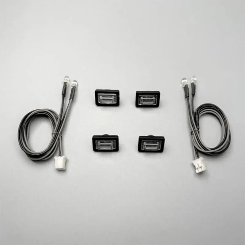 2 stuks LED Side Rok Verlichting Zijlamp Onderdelen voor 1/14 Tamiya RC Truck Kipper SCANIA R730 R470 R620 upgrade Accessoires