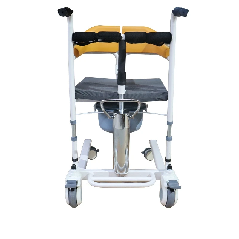 Hot Wholesale transfer chair lift patient toilet wheel chair transfer elderly hydraulic lifting up transfer chair