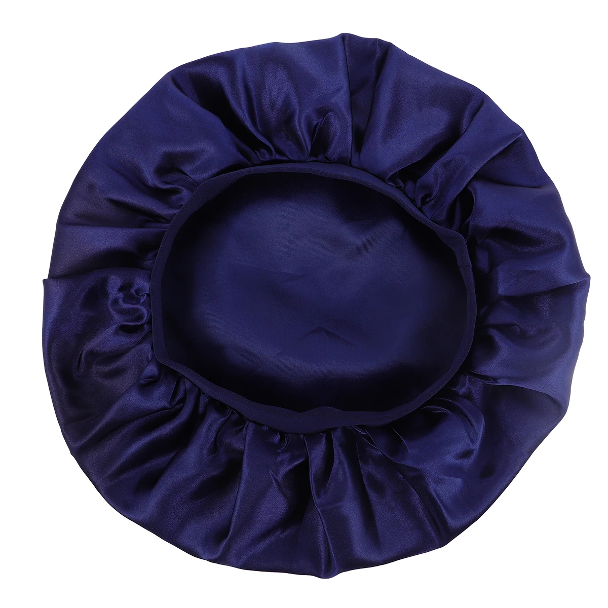

Satin Round Brim for Women Sleep Head Night Sleeping Cap Cover Bath Makeup Protect Hair Bonnet Soft All Seasons