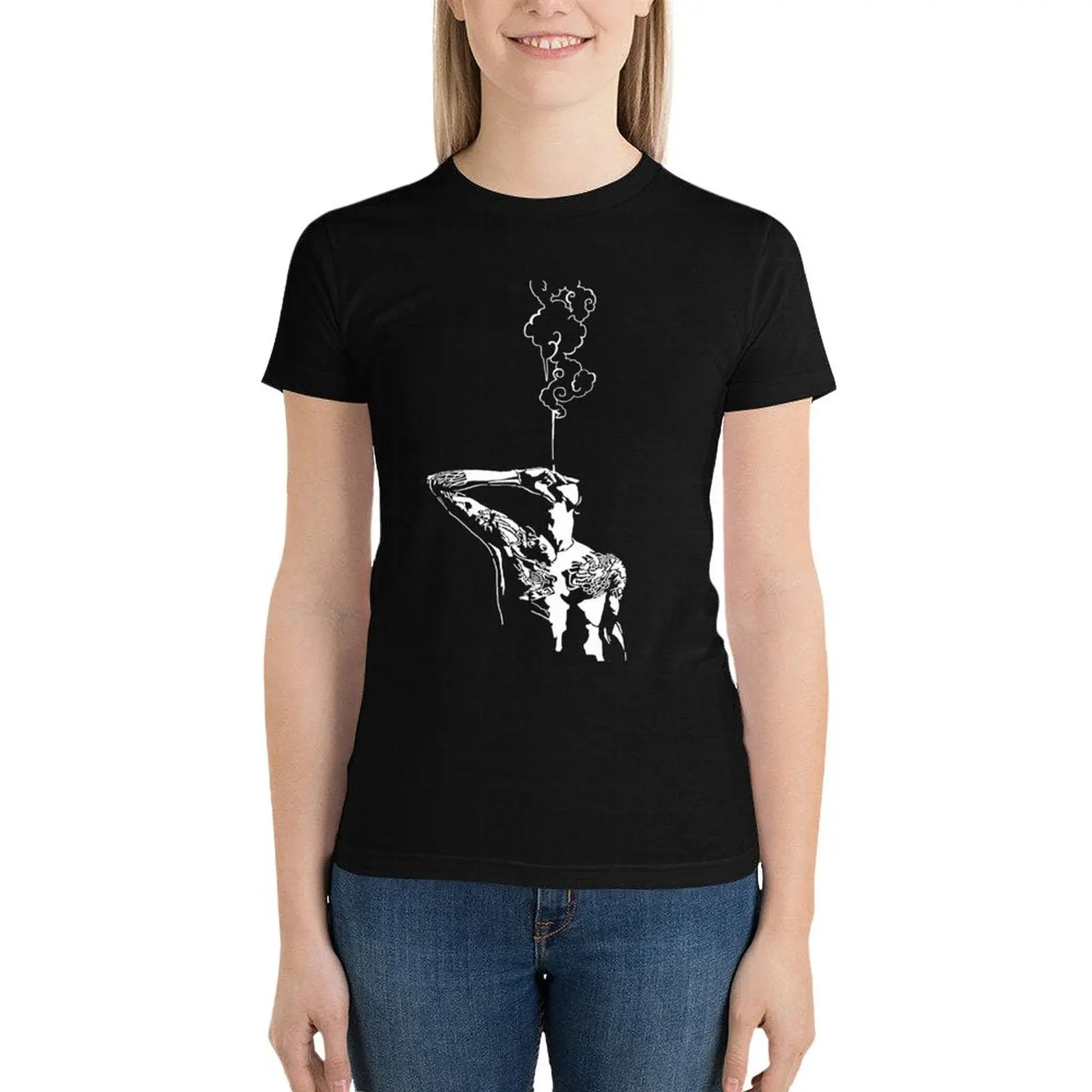 

Yakuza T-Shirt aesthetic clothes summer top lady clothes Womens graphic t shirts