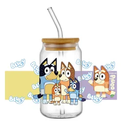 Bandit Heeler UV DTF Transfers Sticker Cartoon Dog Transfer Printing UV DTF transfers for Cups Wraps Bulk DTF Wraps Glass Decals