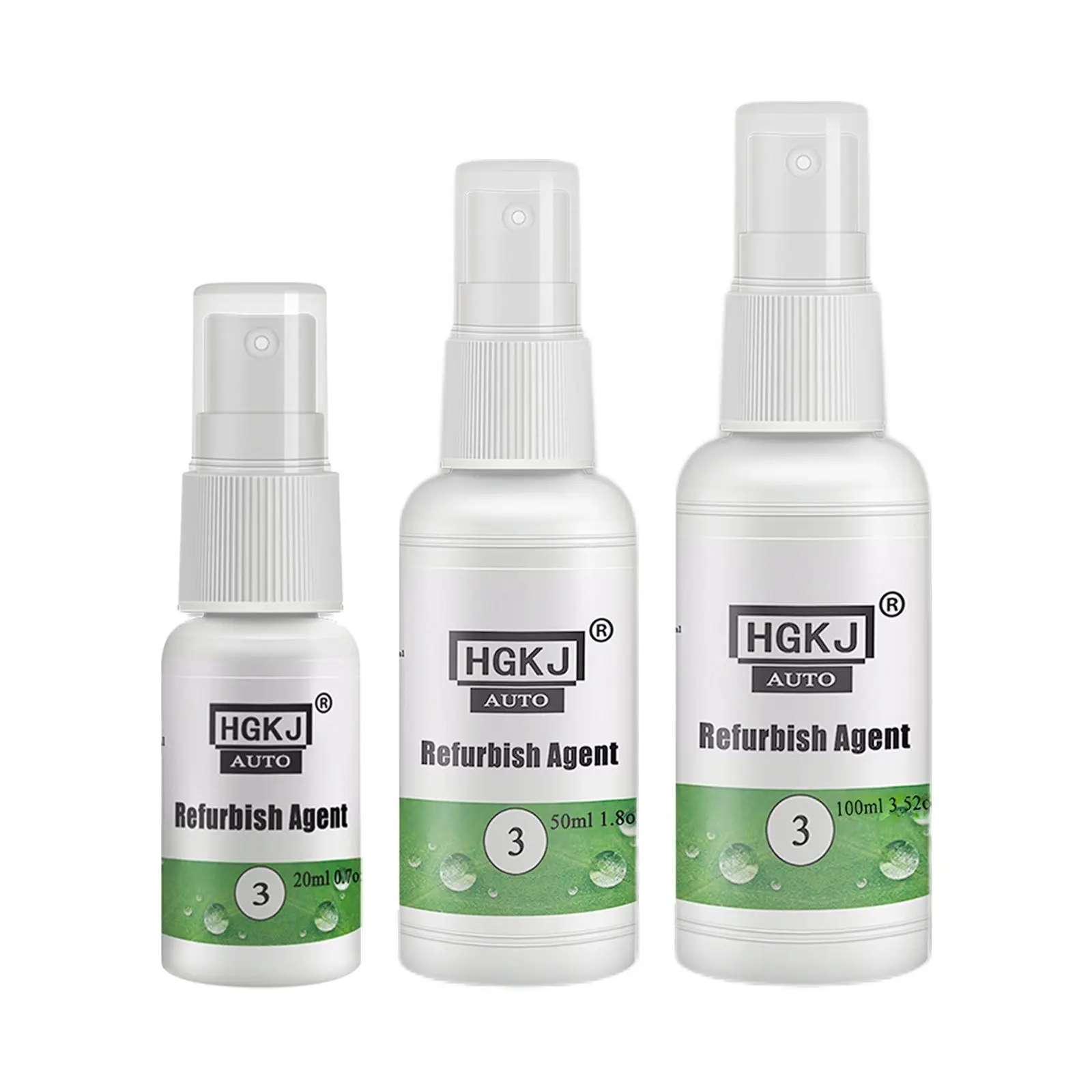 Multi Functional Plastic Restorer Car Plastic Parts Refurbish Agent Interior Leather Polish Maintenance Refreshing