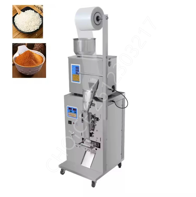 220V Pouch Nuts Food Automatic Packing Sugar Spice Coffee Sachet Tea Bag Granule Washing Powder Multi-Function Packaging Maker