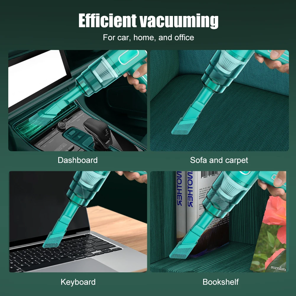 29000PA Car Wireless Vacuum Cleaner Wet Dry Vacuum Cleaner Cordless Handheld Auto Vacuum Home Car Dual Use Mini Vacuum Cleaner