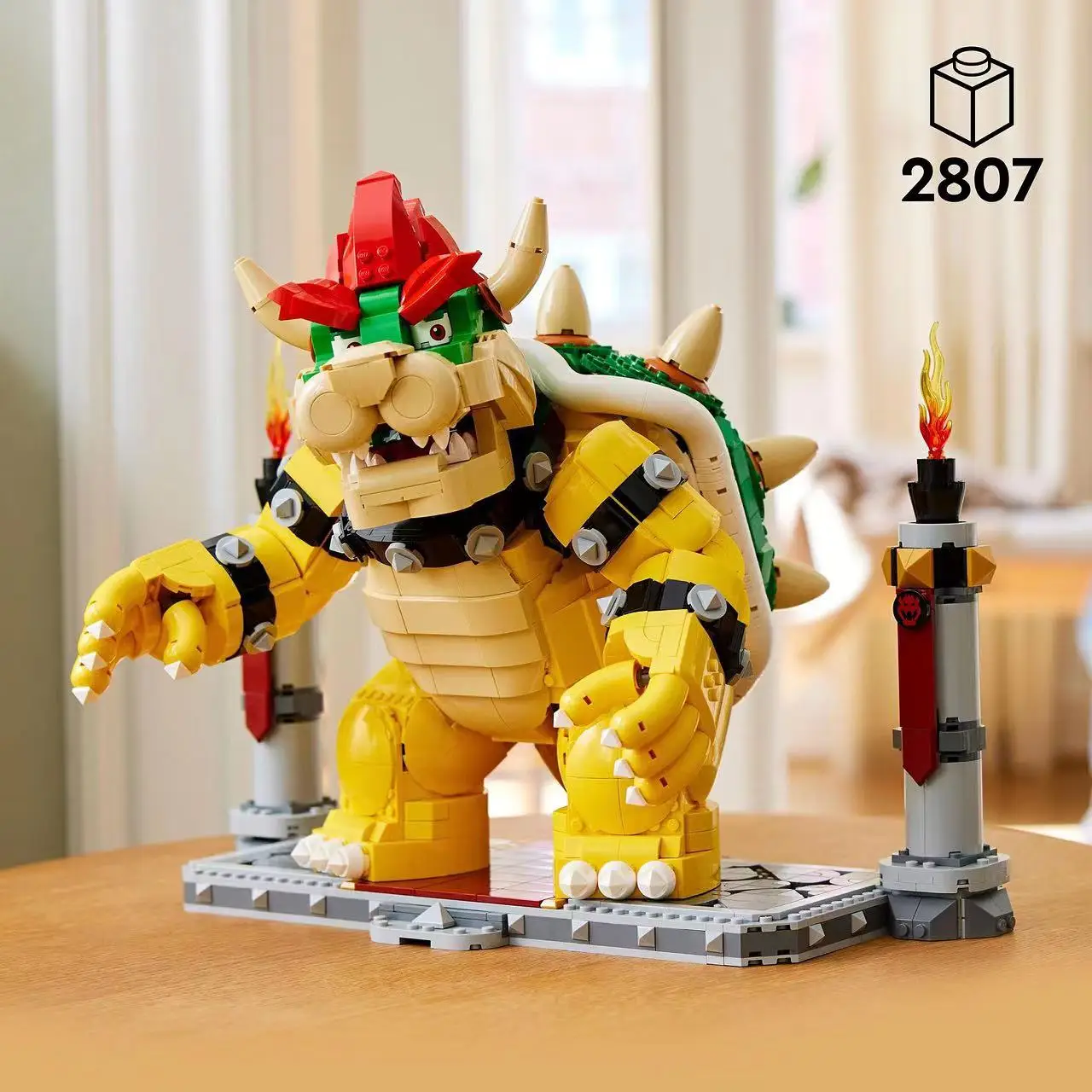 En Stock 2807 pièces le puissant Bowser Super Marioed 71411 modèle blocs de construction briques Disney jouets pour enfants cadeaux de noël