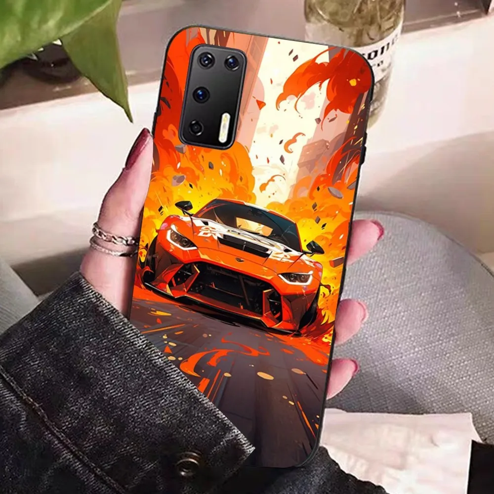 Super Cool Sports Car Phone Case For Huawei P 8 9 10 20 30 40 50 Pro Lite Psmart Honor 10 lite 70 Mate 20lite