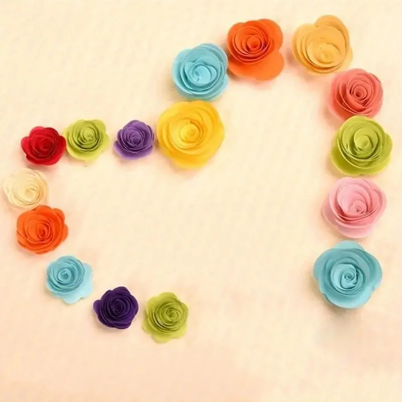 20/40 قطعة شرائط الورق الوردي اللف الملونة اليدوية اوريغامي DIY بها بنفسك الفن ورق الحرف الزهور تزيين الهدايا اللون اوريغامي ZYF #5