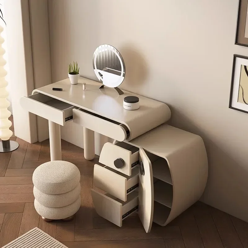 

Console Chair Dressing Table Accessories Modern White Bedside Closets Vanity Table Jewelry Penteadeira Postmodern Furniture