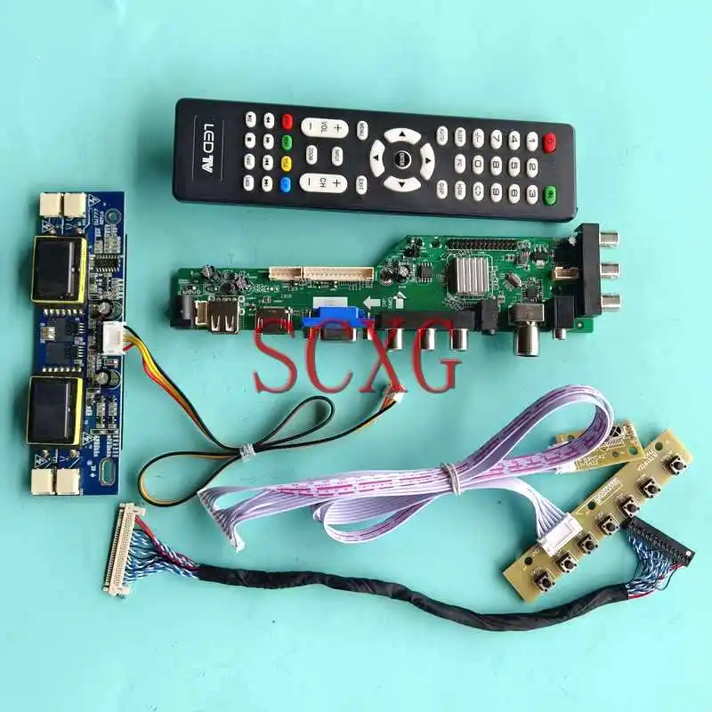 DVB 3663 Digital LCD Controller Board Fit M190Z1-L01/L03 DIY Kit 1680*1050 30 Pin LVDS 19