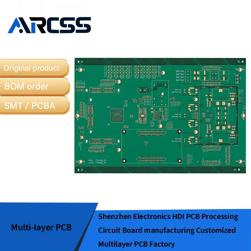 Shenzhen Electronics HDI PCB Processing Circuit Board manufacturing Customized Multilayer PCB Factory