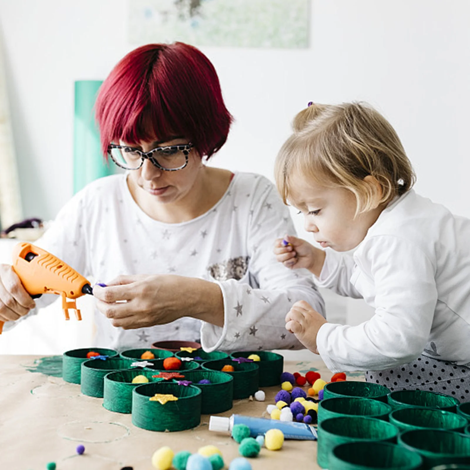 

50Pcs Hot Melt Glue Sticks Transparent High Adhesion Strong Toughness DIY Crafting Home Repair Art Supplies Hot Glue Sticks