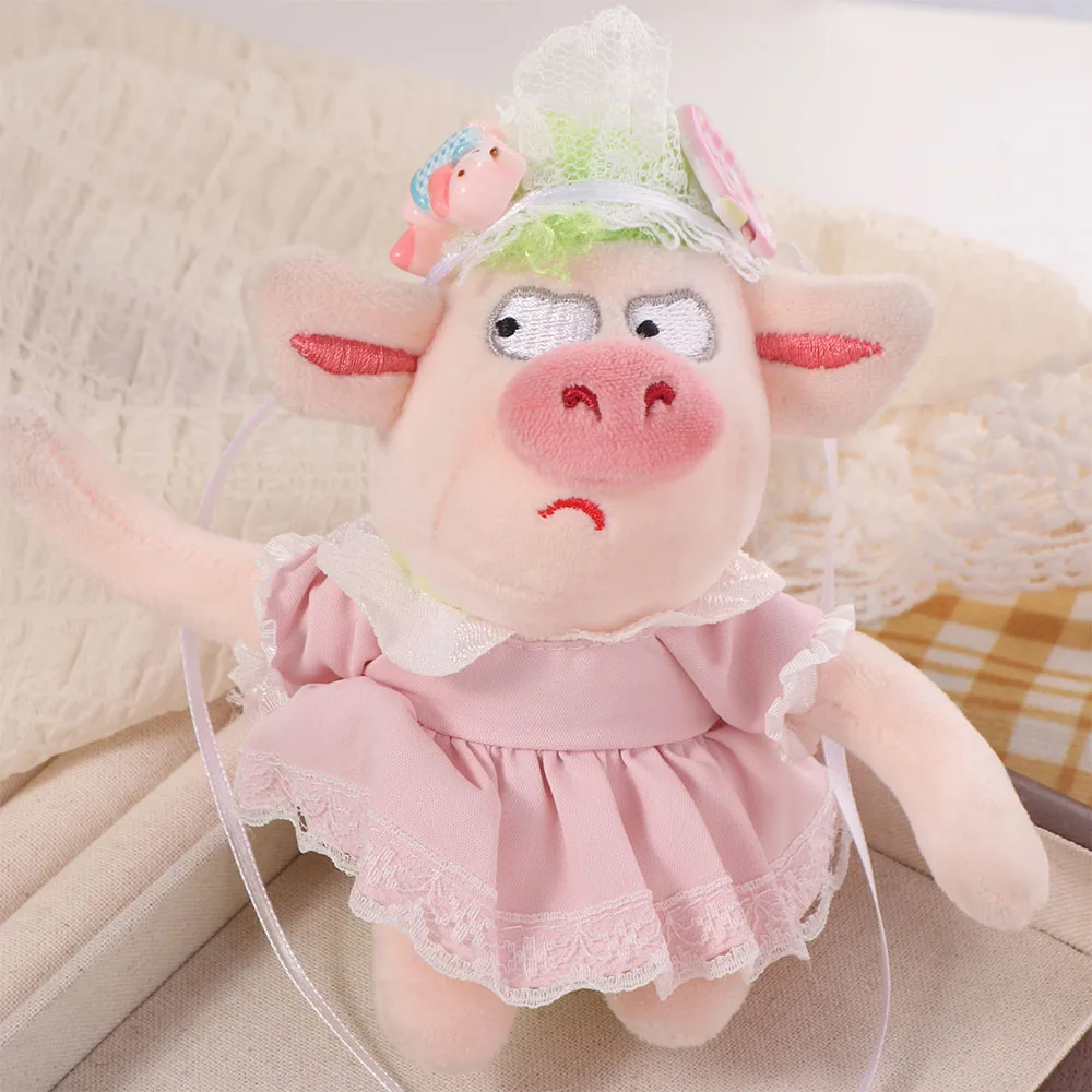 

Clothes Cute Dress 10cm Cotton Clothes Headband Cat Ear Clothes Outfit Cartoon Dog Lovely Dress Up Set Children's Gift