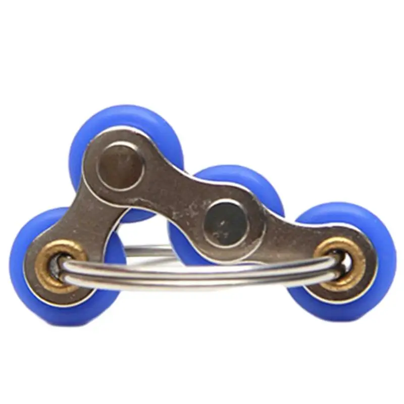 

Bike Chain Fidget Toy Finger Bicycle Chain Spinning Toy Compact Indoor Outdoor Relaxation Toys In Chain Shape For Dormitory Home