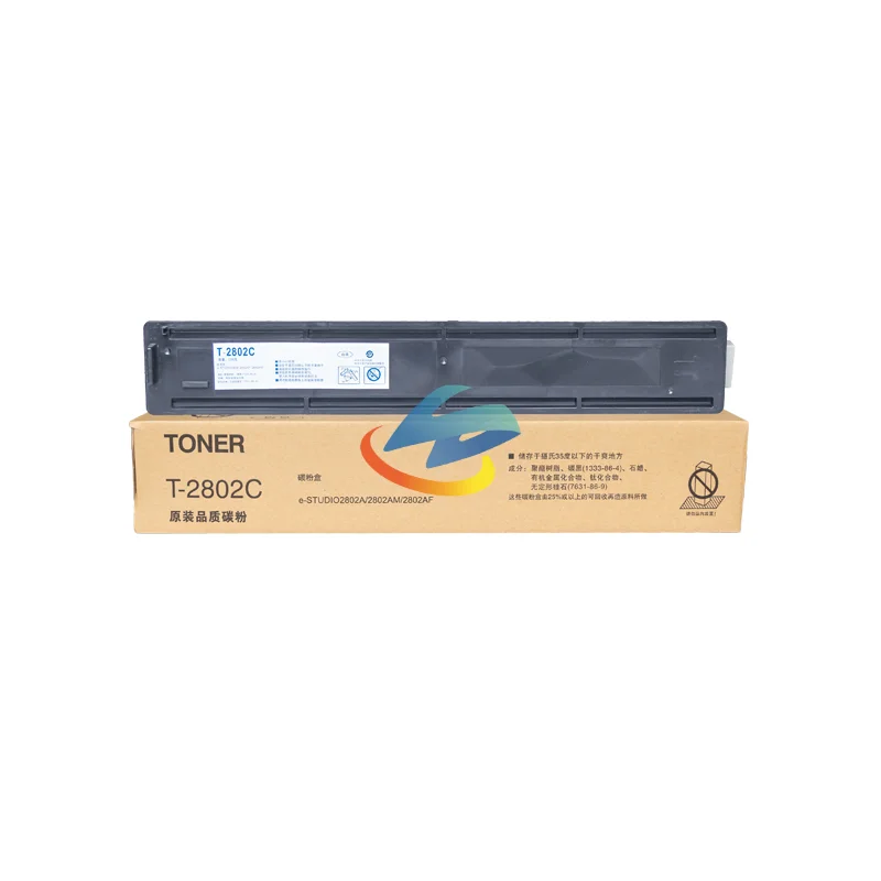 1PCS T2802 T-2802 Toner Cartridge Compatible for Toshiba E-Studio 2802A 2802AM 2802AF High Quality Refill Toner Cartridge