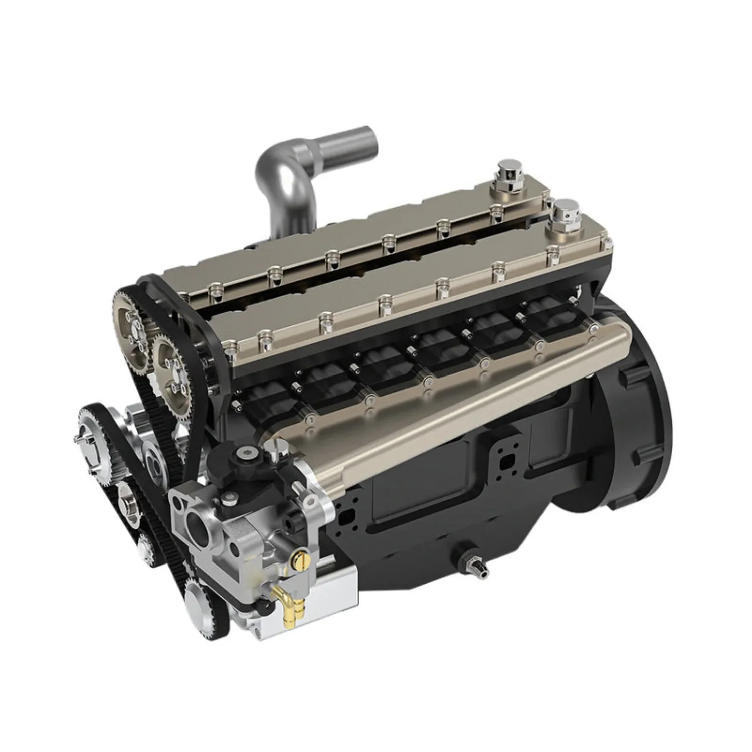 NF GS-L6 28CC  Water Cooled Engine Model Kit CDI Ignition Four Stroke Inline L6 Gas Version Internal Combustion Real Micro Engin