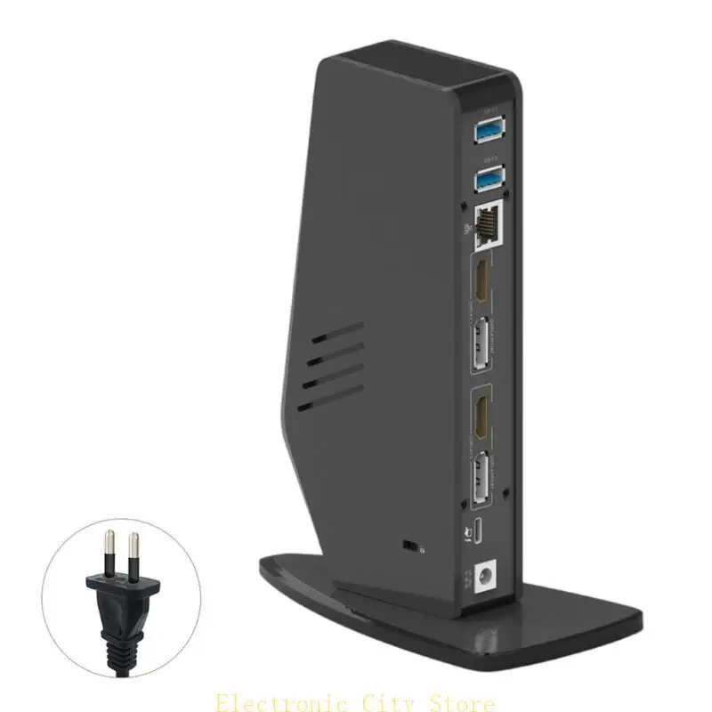

USB Dock Station 2x 4K Многократный дисплей для повышения функциональности ноутбуков Hu8d