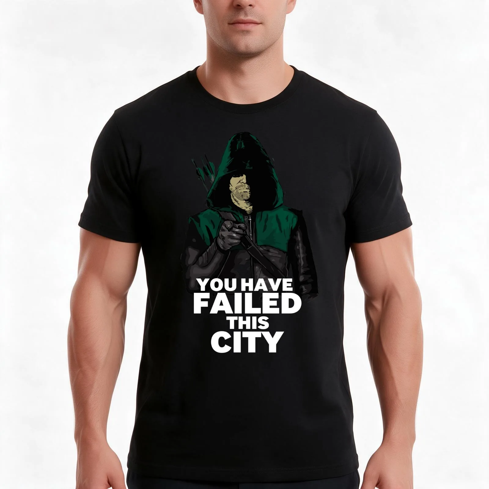 You have failed this city T-Shirt, Summer Casual Cotton Tee, Oversized Streetwear Tops, Vintage Graphic Print, Unisex Men Women
