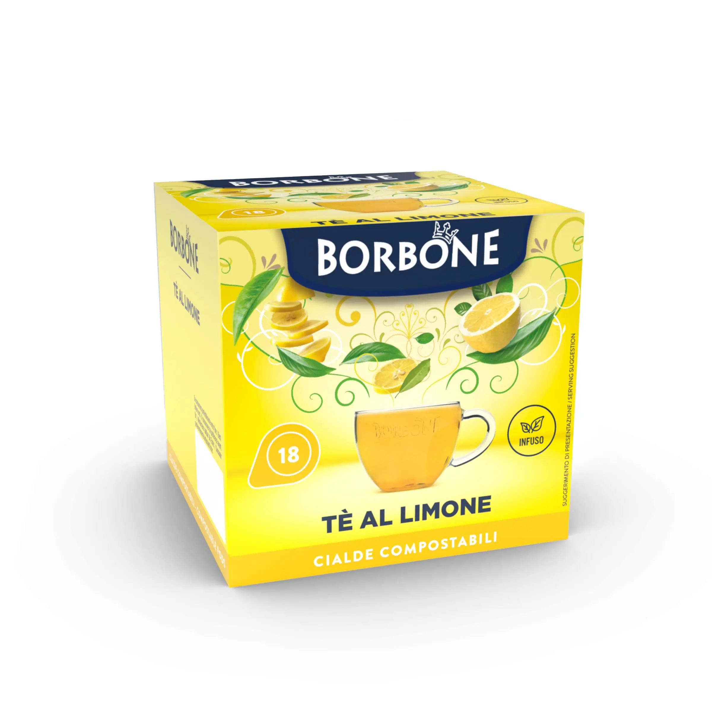 Bourbon Coffee Lemon Tea-72 dosettes (4 trousses à crayons de 18 dosettes)-Système ESE