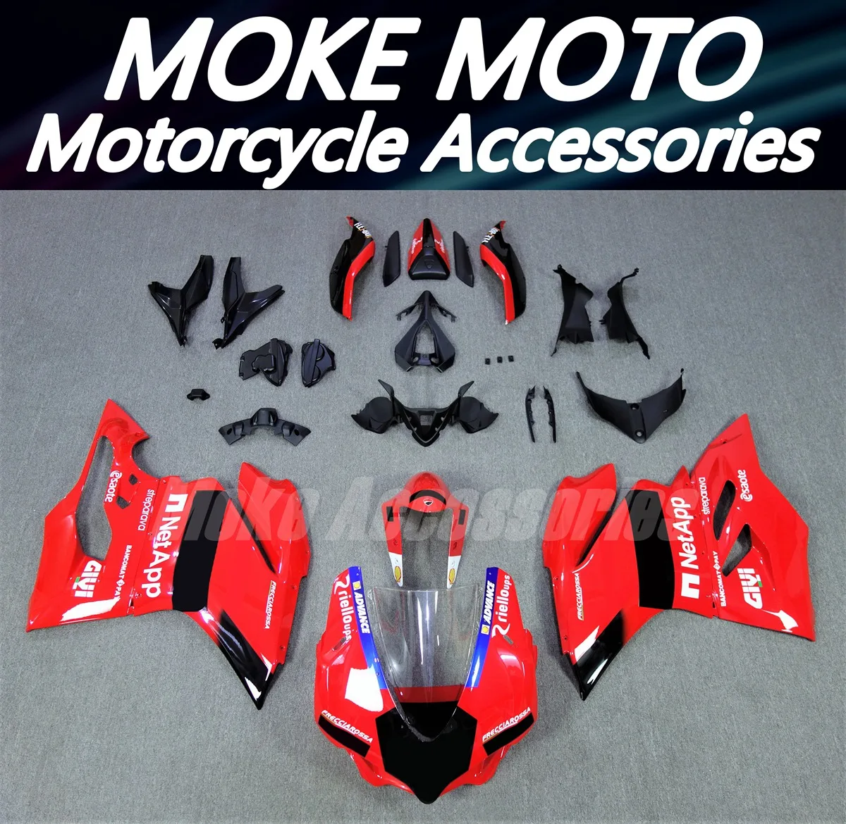 

New Fairings Kit Fit For 959 1299 Panigale 2015 2016 2017 2018 Bodywork Set 15 16 17 18 Abs High Quality Injection Red/Black