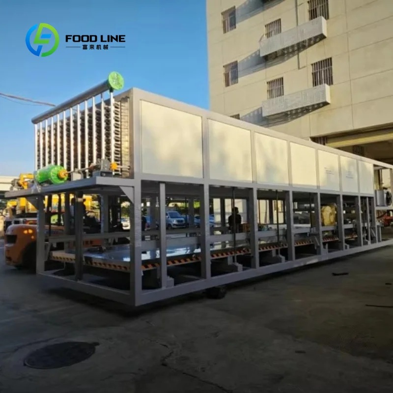 Customized Direct Cooling 55 Ton Heavy Duty Industrial Ice Block Making Machine Ice Brick Maker for Large Scale Ice Plants