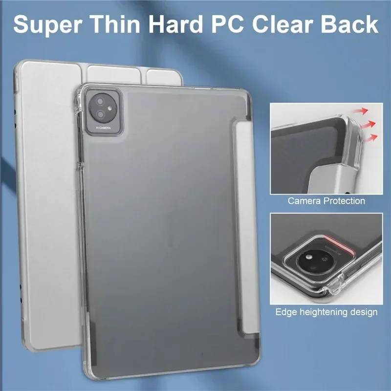 Funda For Blackview Tab 8 Wifi Case 10.1" Tablet Tri-folded Magnetic Stand Cover For Coque Blackview Tab 7 Wifi Case
