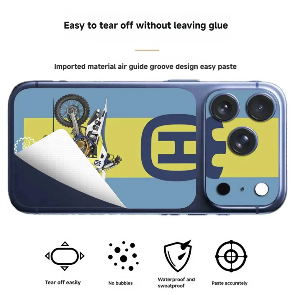 H-Husqvarnas Logo Skin Wrap Decal Sticker Protective Back For IPhone 17 Pro 17 Pro Max view 6