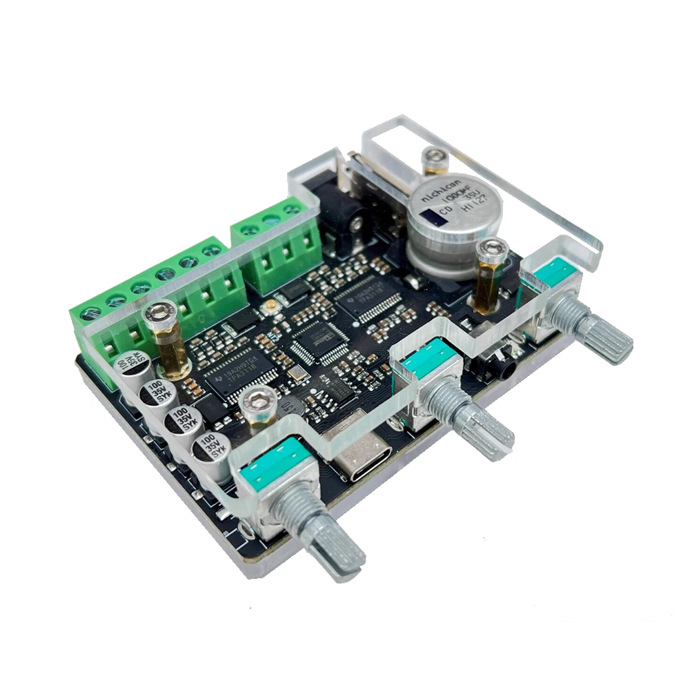 مضخم صوت TPA3118 يعمل بالبلوتوث 2.1 DSP ، مضخم صوت 2x30 واط + 60 واط ، 3 قنوات مستقلة ، 31 قطعة ، مضخم صوت EQ