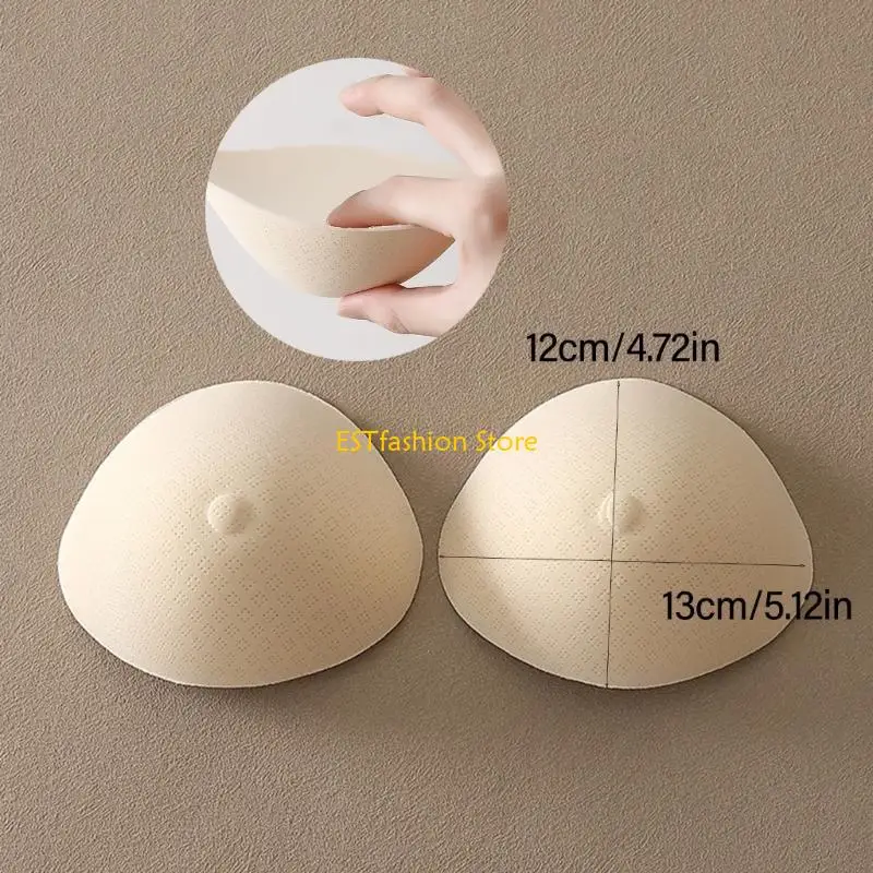 Y5GC None Sticky Fake Breasts 1Pc/2Pcs Breast Forms Fake Boobs Crossdresser Prosthesis Mastectomy Invisible Bras Pad Gifts
