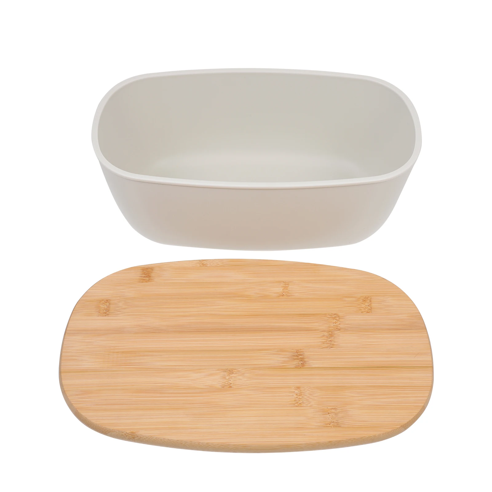

Bread Storage Box Home Keeper ganizer Oval Container Kitchen Bin Dust Proof Insect Proof Freshkeeping Snack Storage