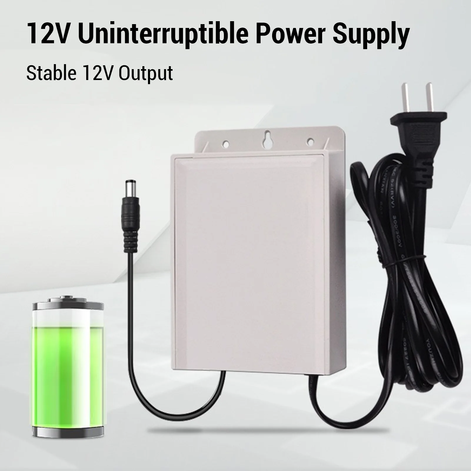 12 فولت UPS بطارية احتياطية 1.5A 3600 مللي أمبير غير نافذ للمطر UPS صغيرة إمدادات الطاقة غير المنقطعة مع DC5.5x2.1 مللي متر موصل UPS صغير 12 فولت UPS #3