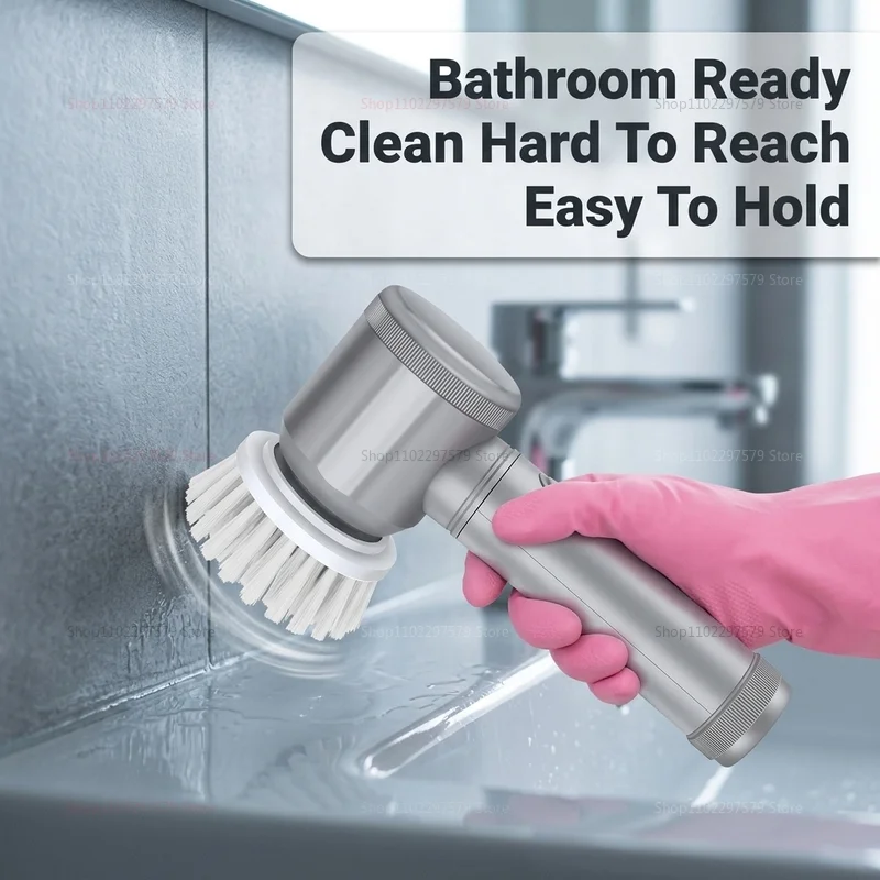 Multi Functional Household Universal Kitchen Electric Brush Cleaning Tool Wireless Electric Cleaning Brush Automatic