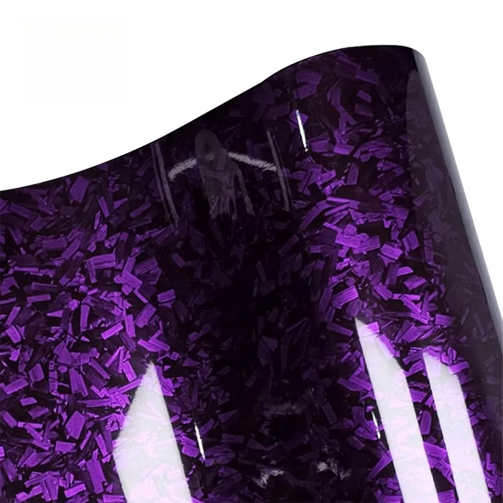 Factory New 1.52*17m Self-Adhesive PET Color Car Wrapping Film Flower Carbon Fiber Protective Wrap Vinyl Full Body Film For Auto