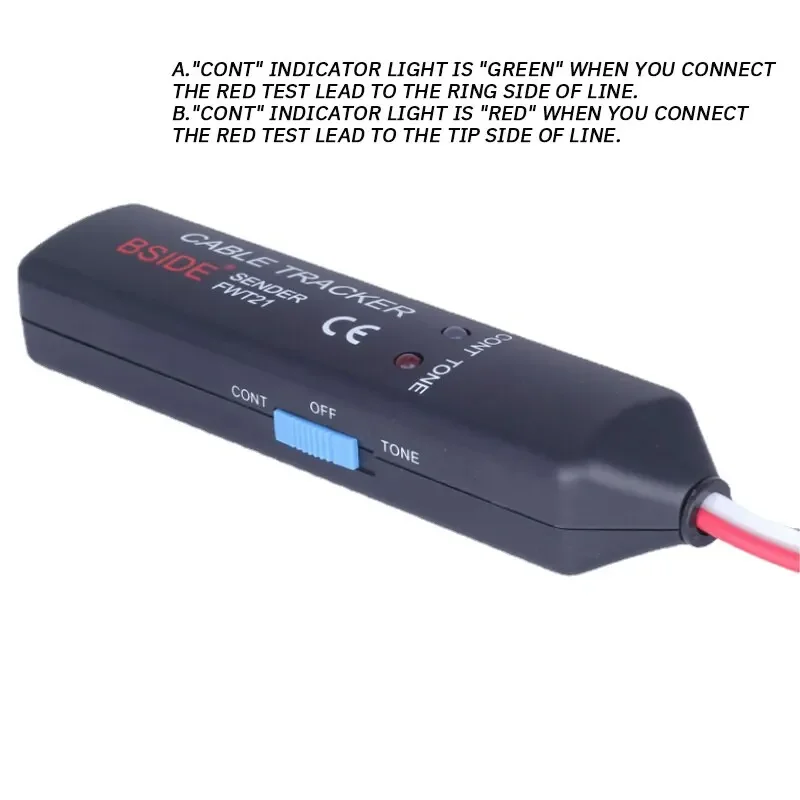 1PC BSIDE FWT21 Multifunction Network Tester Cable Line Network Checker Telephone Line Measuring Line Lnspection Instrument