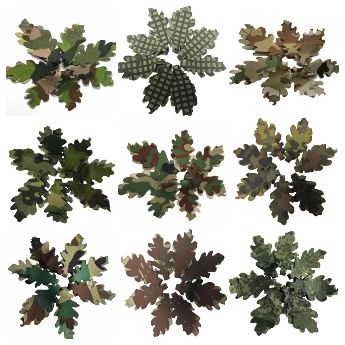 

MC MCAP MCTP MCBK RG Desert Night EMR Wargame Clothing 3D Camouflage Strip Rhodesia Tiger Stripe Suit Helmet Cover DIY 15PCS/Lot