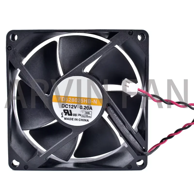 

Brand New Original COOLING REVOLUTION FD128025HB-N 8cm 8025 80mm Fan 12V 0.20A Double Ball Bearing Large Air Volume Cooling Fan