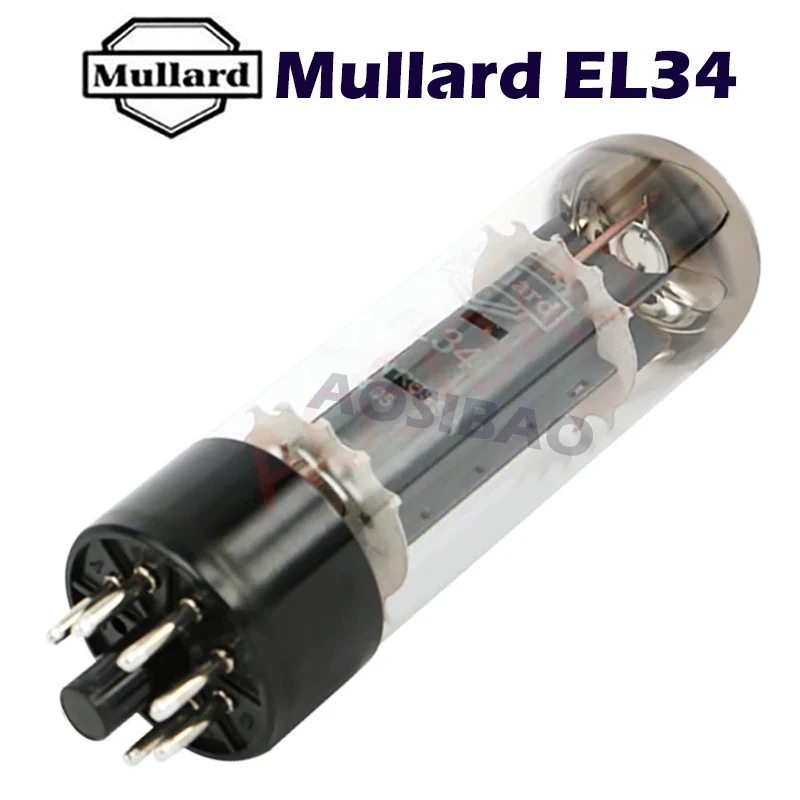 Mullard EL34 Vacuum Tube HIFI Audio Valve Replaces 6CA7 KT77 KT90 5881 6P3P KT66 Electron Tube Amplifier Kit Diy Matched Quad