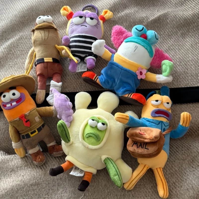 

BBT Toys Pop Mart Blind Box Plush Pendant Spongebob Squarepants Bikini Bottom Second Series Funny Hanging Decor Adult Collection