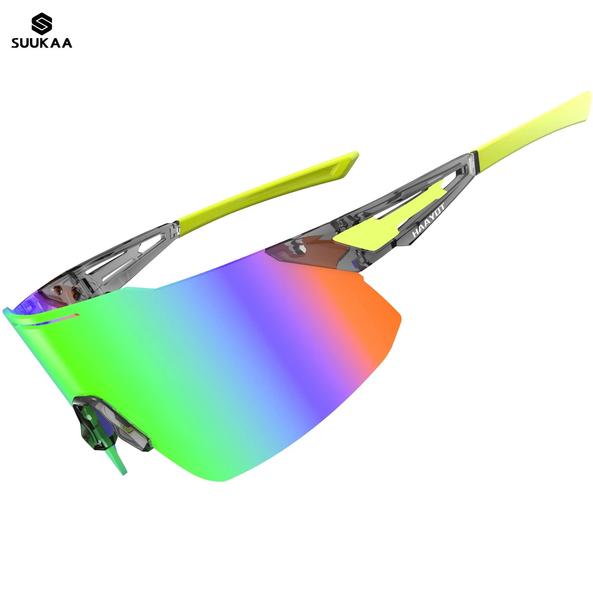 Suukaa Sport Cycling Sunglasses UV400 Road Bike Mountain Bicycle Glasses Outdoor Riding Goggle Eyewear for Man Women Cycling