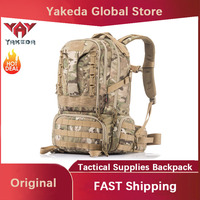 YAKEDA Large-capacity Backpack Multi-functional Tactical Backpack Camouflage Sports Outdoor Bag Mountaineering Camping Equipment