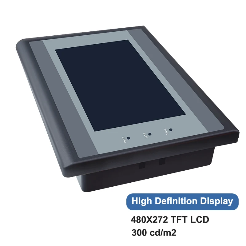 OSM 4.3 inch TFT LCD Display Touch Screen  RS485/232 Communication Ethernet DC19--30V HMI with software for Industrial Control
