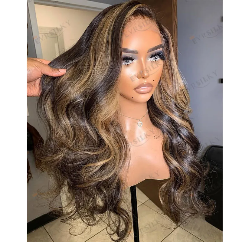 Боковая часть человеческих волос Коричневый Bayalage 13x6 Парики фронта шнурка для чернокожих женщин Предварительно выщипанные бесклеевые парики 5x5 HD Натуральные Боковая часть человеческих волос Коричневый Bayalage 13x6 Парики фронта шнурка для чернокожих женщин Предварительно выщипанные бесклеевые парики 5x5 HD Натуральные